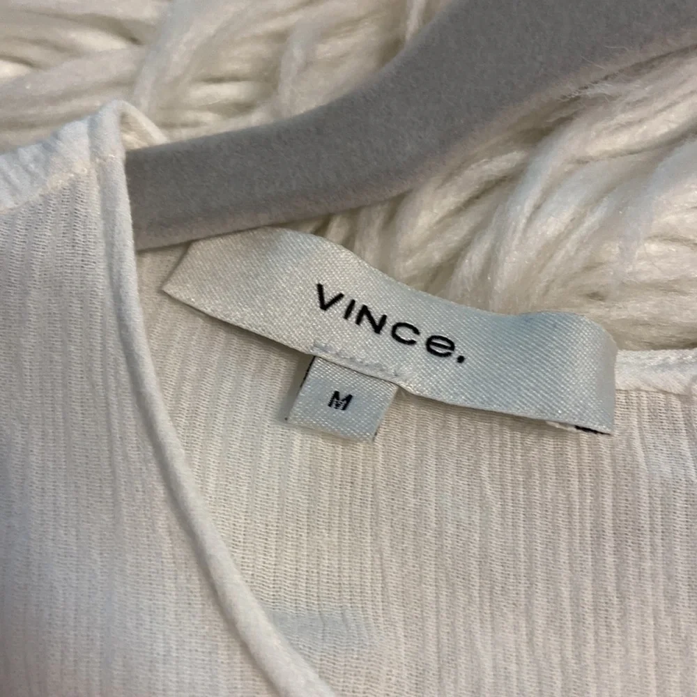 VINCE Dress Maxi size M white color length 50” bust 32” perfect for summer - Picture 15 of 16